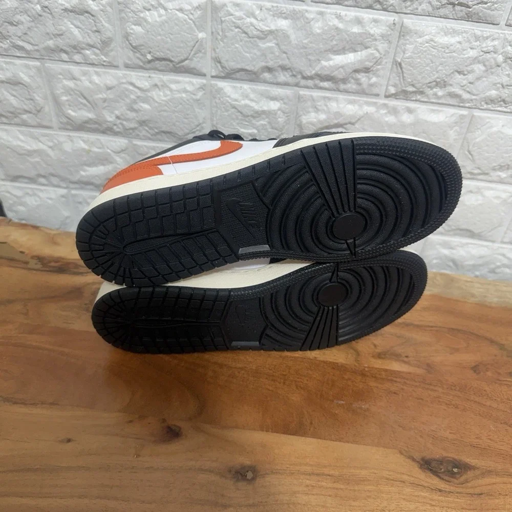 Air Jordan 1 Low Men's Size 5.5‎ Shattered Backboard White/Black/Starfish Orange